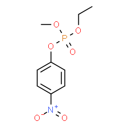 ChemSpider 2D Image | Ethyl methyl 4-nitrophenyl phosphate | C9H12NO6P