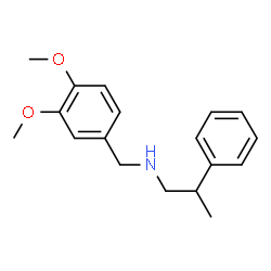 ChemSpider 2D Image | N-(3,4-Dimethoxybenzyl)-2-phenyl-1-propanamine | C18H23NO2