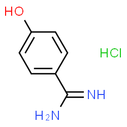 ChemSpider 2D Image | 4-Amidinophenol hydrochloride | C7H9ClN2O
