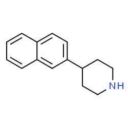 ChemSpider 2D Image | 4-(2-Naphthyl)piperidine | C15H17N