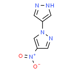 ChemSpider 2D Image | 4-Nitro-1'H-1,4'-bipyrazole | C6H5N5O2