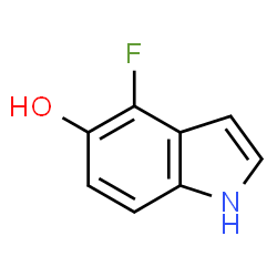 ChemSpider 2D Image | 4-Fluoro-1H-indol-5-ol | C8H6FNO