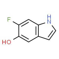 ChemSpider 2D Image | 6-Fluoro-1H-indol-5-ol | C8H6FNO