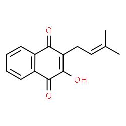 ChemSpider 2D Image | Lapachol | C15H14O3