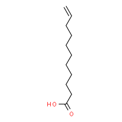 ChemSpider 2D Image | 10-Undecenoic acid | C11H20O2