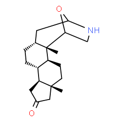 ChemSpider 2D Image | (2S,3S,6R,10S,11S,14R)-2,6-Dimethyl-19-oxa-17-azapentacyclo[14.2.1.0~2,14~.0~3,11~.0~6,10~]nonadecan-8-one | C19H29NO2