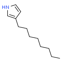 ChemSpider 2D Image | 3-Octyl-1H-pyrrole | C12H21N