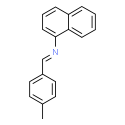 ChemSpider 2D Image | (E)-1-(4-Methylphenyl)-N-(1-naphthyl)methanimine | C18H15N