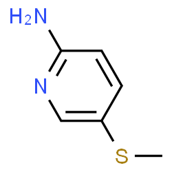 ChemSpider 2D Image | 2-Amino-5-(methylthio)pyridine | C6H8N2S