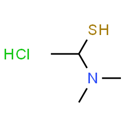 ChemSpider 2D Image | (Dimethylamino)ethanethiol hydrochloride | C4H12ClNS