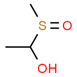 ChemSpider 2D Image | 1-(Methylsulfinyl)ethanol | C3H8O2S