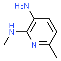 ChemSpider 2D Image | N2,6-Dimethylpyridine-2,3-diamine | C7H11N3