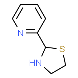 ChemSpider 2D Image | 2-(1,3-Thiazolidin-2-yl)pyridine | C8H10N2S