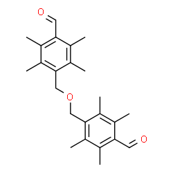 ChemSpider 2D Image | 4,4'-[Oxybis(methylene)]bis(tetramethylbenzaldehyde) | C24H30O3