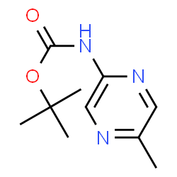 ChemSpider 2D Image | N-Boc-2-Amino-5-methylpyrazine | C10H15N3O2