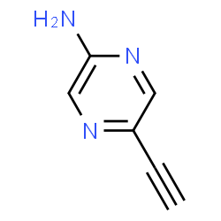 ChemSpider 2D Image | 5-ethynylpyrazin-2-amine | C6H5N3