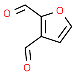 ChemSpider 2D Image | 2,3-Furandicarbaldehyde | C6H4O3
