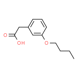 ChemSpider 2D Image | (3-Butoxyphenyl)acetic acid | C12H16O3