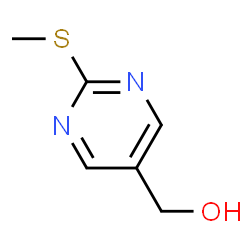 ChemSpider 2D Image | (2-(Methylthio)pyrimidin-5-yl)methanol | C6H8N2OS
