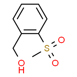 ChemSpider 2D Image | 2-(Methylsulfonyl)benzyl Alcohol | C8H10O3S
