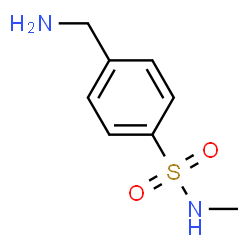 ChemSpider 2D Image | 4-(Aminomethyl)-N-methylbenzenesulfonamide | C8H12N2O2S