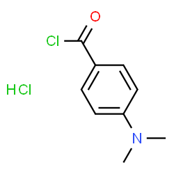 ChemSpider 2D Image | 4-(Dimethylamino)benzoyl chloride hydrochloride (1:1) | C9H11Cl2NO