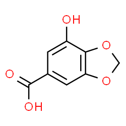 ChemSpider 2D Image | 7-Hydroxy-1,3-benzodioxide-5-carboxylic acid | C8H6O5