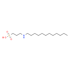 ChemSpider 2D Image | 3-(Dodecylamino)-1-propanesulfonic acid | C15H33NO3S