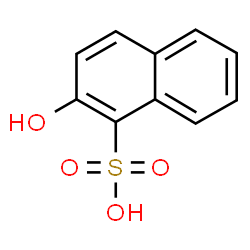 ChemSpider 2D Image | Î²-Naphtholsulfonic acid | C10H8O4S