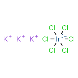 ChemSpider 2D Image | tripotassium hexachloroiridate | Cl6IrK3