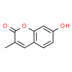 ChemSpider 2D Image | 7-hydroxy-3-methylcoumarin | C10H8O3