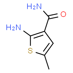 ChemSpider 2D Image | 2-Amino-5-methyl-3-thiophenecarboxamide | C6H8N2OS