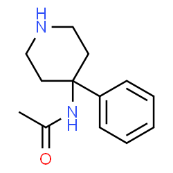 ChemSpider 2D Image | N-(4-Phenyl-4-piperidinyl)acetamide | C13H18N2O