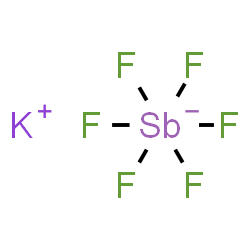 ChemSpider 2D Image | Potassium hexafluoroantimonate | F6KSb