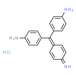 ChemSpider 2D Image | Pararosaniline Hydrochloride | C19H18ClN3