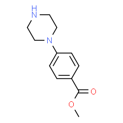 ChemSpider 2D Image | Methyl 4-(1-piperazinyl)benzoate | C12H16N2O2