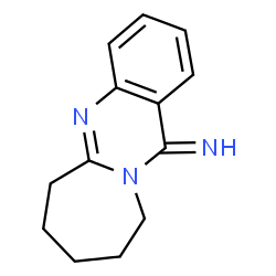 ChemSpider 2D Image | 7,8,9,10-Tetrahydroazepino[2,1-b]quinazolin-12(6H)-imine | C13H15N3