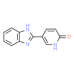 ChemSpider 2D Image | 5-(1H-benzimidazol-2-yl)pyridin-2-ol | C12H9N3O