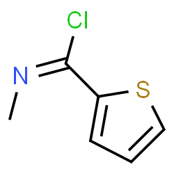 ChemSpider 2D Image | N-Methyl-2-thiophenecarboximidoyl chloride | C6H6ClNS