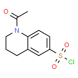 ChemSpider 2D Image | 1-Acetyl-3,4-dihydro-2H-quinoline-6-sulfonyl chloride | C11H12ClNO3S