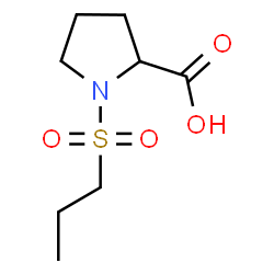 ChemSpider 2D Image | 1-(Propylsulfonyl)proline | C8H15NO4S