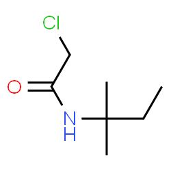 ChemSpider 2D Image | 2-Chloro-N-(2-methyl-2-butanyl)acetamide | C7H14ClNO