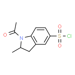 ChemSpider 2D Image | 1-Acetyl-2-methyl-5-indolinesulfonyl chloride | C11H12ClNO3S