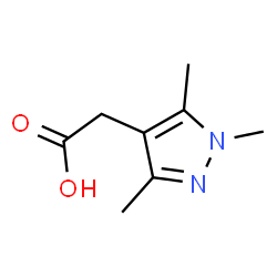 ChemSpider 2D Image | (1,3,5-trimethylpyrazol-4-yl)acetic acid | C8H12N2O2