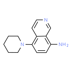 ChemSpider 2D Image | 5-piperidin-1-ylisoquinolin-8-amine | C14H17N3