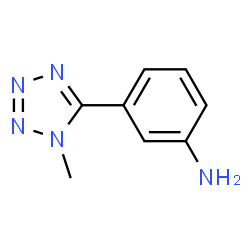 ChemSpider 2D Image | 3-(1-Methyl-1H-tetrazol-5-yl)aniline | C8H9N5