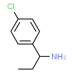 ChemSpider 2D Image | 1-(4-Chlorophenyl)-1-propanamine | C9H12ClN