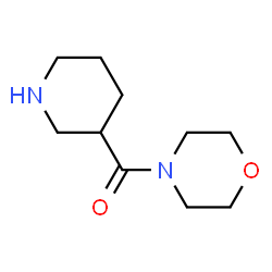 ChemSpider 2D Image | 4-(3-piperidinylcarbonyl)morpholine | C10H18N2O2