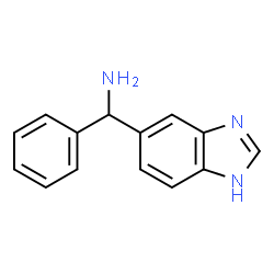 ChemSpider 2D Image | 1H-benzimidazol-5-yl(phenyl)methylamine | C14H13N3