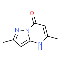 ChemSpider 2D Image | 2,5-Dimethylpyrazolo[1,5-a]pyrimidin-7(4H)-one | C8H9N3O